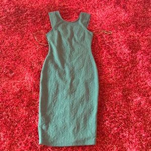 Dark green dress